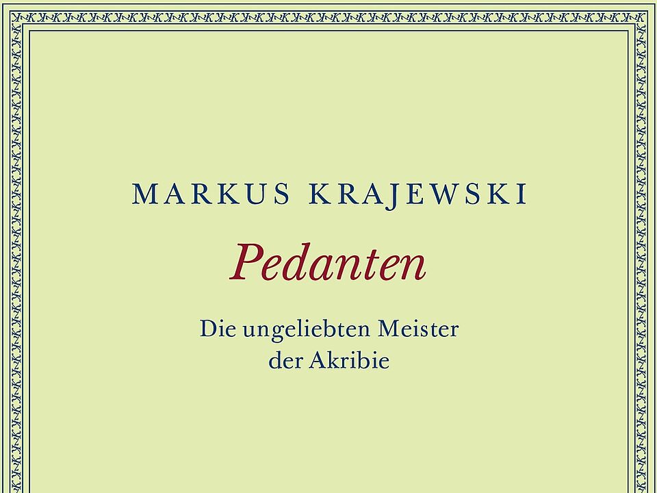 Buchcover Pedanten
